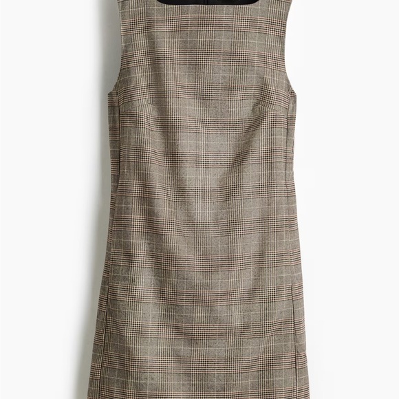 H&M Brown Plaid Mini Dress - Picture 3 of 11